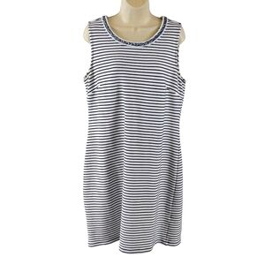 Talbots Striped Sleeveless Dress